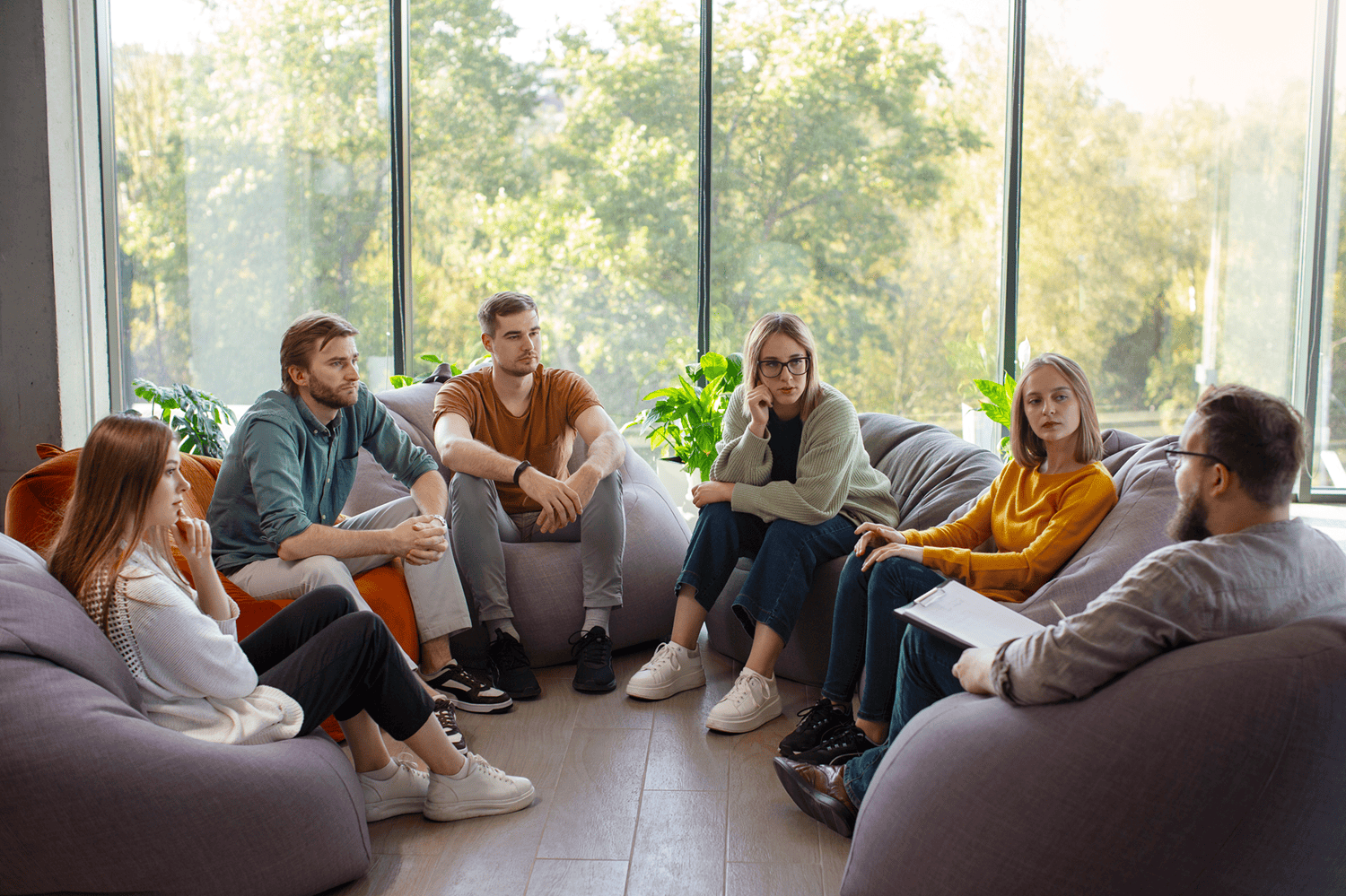 Group therapy meeting